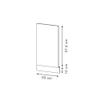 Vicco Fame-Line Dishwasher Front Panel, Light Blue-Gray, 60 cm view 2