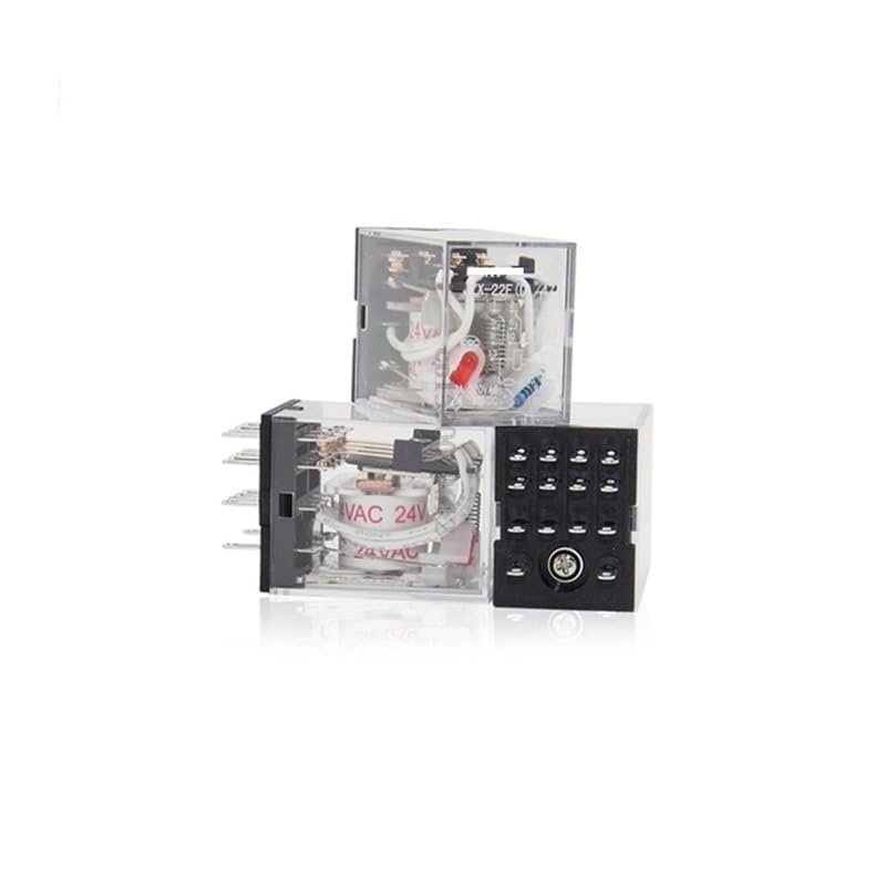 QMIQXIWS JZX-22F(D) MY2NJ Electromagnetic Relay, 2Z/3Z/4Z, 5 A