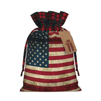 Sturdy American Flag Gift Bag, 11.9 x 17.5 cm, 1 Piece