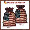 Sturdy American Flag Gift Bag, 11.9 x 17.5 cm, 1 Piece view 3