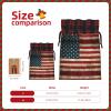 Sturdy American Flag Gift Bag, 11.9 x 17.5 cm, 1 Piece view 4