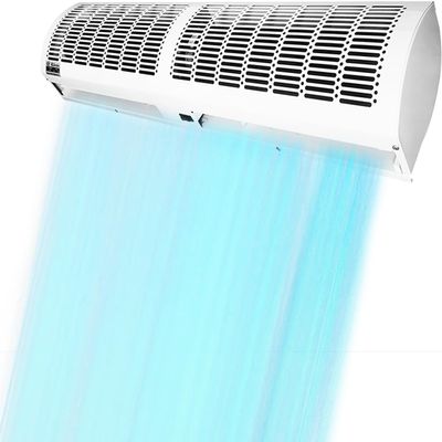 MIDUOLAI Air Curtain for Doors, Commercial Indoor Air Curtain Fan, White, Remote Control, 120 cm