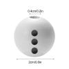 Qurygin 20-Pack 40 mm Christmas Snowman Wooden Beads view 2
