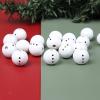 Qurygin 20-Pack 40 mm Christmas Snowman Wooden Beads view 3