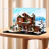 TRUSTFAR Acrylic Display Case for LEGO 10325 Snow Mountain Hut, Transparent, Background 1 view 3
