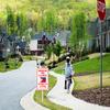 Philippines Reserved Parking Only Filipino Notice Yard Sign with Stakes, 7 x 8.8 in Aluminum Sign view 4