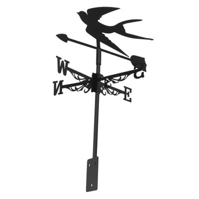 BESPORTBLE 1-Piece Swallow-Design Weather Vane for Gardens and Roofs, Weather-Resistant and Durable