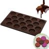 Silicone Chocolate Molds for Candy, 18-Cavity Candy Bar Mold, Christmas Baking and Jelly Mold view 1