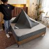 Waterproof Mattress Protector with Zipper, 360° Enclosure, Breathable, Gray, 150 x 190 + 25 cm view 1