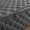 Waterproof Mattress Protector with Zipper, 360° Enclosure, Breathable, Gray, 150 x 190 + 25 cm view 3