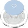 Baby Blue/Pastel Blue Hand-Drawn Heart PopGrip for MagSafe view 1