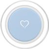Baby Blue/Pastel Blue Hand-Drawn Heart PopGrip for MagSafe view 2