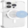 Baby Blue/Pastel Blue Hand-Drawn Heart PopGrip for MagSafe view 4