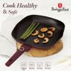 Berlinger Haus 3-Piece Frying Pan Set, 20/24/28 cm, TitaniumPro Nonstick Coating, Matte Bordeaux, Induction, Leonardo Collection view 4