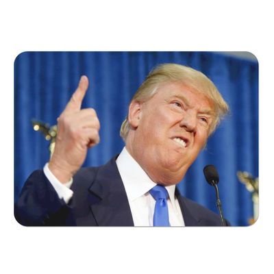 Placemat with Rubber Backing, Donald Trump, Raised Finger, 39.5 x 28.5 cm