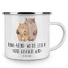 Mr. & Mrs. Panda Camping Enamel Mug Henna Night Colors of Love view 3