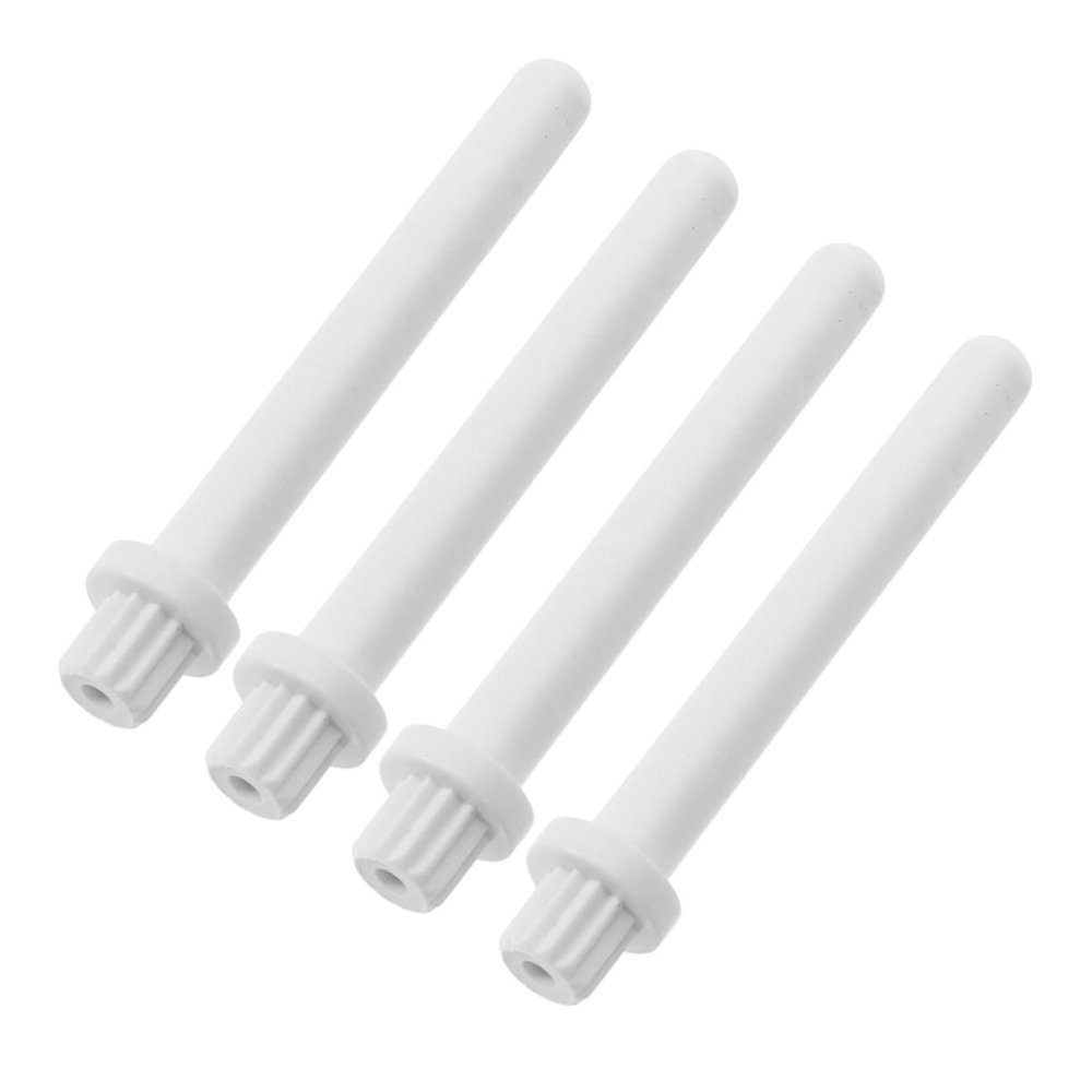 White Plastic Household Thread Holders, 4-Piece Set