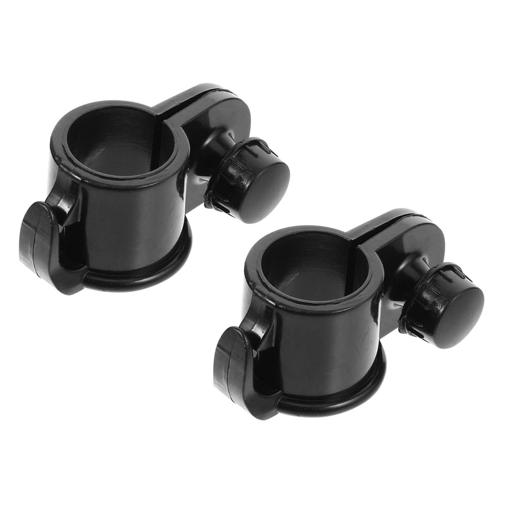 Levemolo Plastic Flagpole Rings, Black, Outdoor