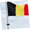 Levemolo Plastic Flagpole Rings, Black, Outdoor view 4