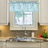 Kcldeci Valance Curtain, Seagulls on Blue Sky, 132 x 45 cm view 1
