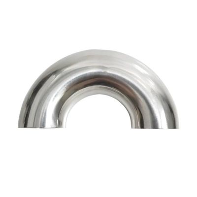 19/25/32/38/45/51/57/63/76 mm OD 180° Butt-Weld Bend, SUS304 Stainless Steel Pipe Fitting Connector (19 mm)