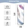 30 cm Transparent Plastic Cylinder Vase, Feather Watercolor Pattern view 2