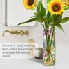 30 cm Plastic Vase, Modern Large Flower Vase with Earth-Tone Marble Texture view 4