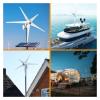 GMUME Wind Turbine Generator, 200 W, 12/24/48 V, Automatic Frequency Conversion, Waterproof Household Wind Generator, High Conversion Rate, 24 V view 2