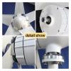 GMUME Wind Turbine Generator, 200 W, 12/24/48 V, Automatic Frequency Conversion, Waterproof Household Wind Generator, High Conversion Rate, 24 V view 3