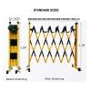 Industrial Retractable Traffic Barrier with Wheels, 500 cm / 16.4 ft view 2