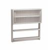 Kitchen/Bathroom Storage Cabinet, Wall Cabinet with Transparent Door, Wall Shelf, Wall-Mounted Cabinet, Built-In Cabinet, Suitable for Bathroom, Kitchen, Bedroom, Living Room (A, 120* view 1