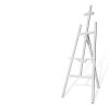 Wooden Easel with Frame, Foldable, Portable, 150 cm, White view 1