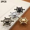 HOHOVYVY 2-Piece Gold Cabinet Knobs, Zinc Alloy Drawer Pulls view 3