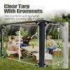 Ezcasch Clear Tarpaulin with Zipper, 3.1 x 6.5 m view 4