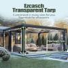 Ezcasch Clear Tarp with Zipper, 2.6 x 2.9 m (H x W), 420 g/m² view 3