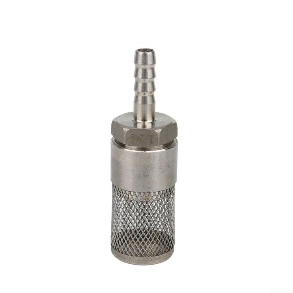 HEBEOT Stainless Steel Hose Filter for Garden Hoses, Water Pumps and Pressure Washers, 6–18 mm (8 mm)