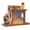 Wooden Squirrel Feeder Station view 1