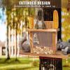 Wooden Squirrel Feeder Station view 2