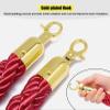 VIP Queue Line Twisted Ropes, 2-Pack, Red Braided Stanchion Ropes, 1.5 m view 3