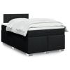 IKAYAA Box Spring Bed 120x200 cm with Mattress, LED Headboard and Slatted Base, Black view 2