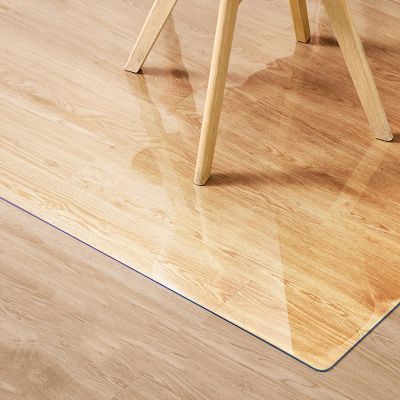 Transparent PVC Chair Mat for Hard Floors, 1.5 mm, 75 x 210 cm