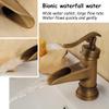 MocArt 60103 Retro Hot and Cold Waterfall Faucet view 2