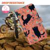 BWEGRHE Wallet Case for Samsung Galaxy S25, PU Leather and TPU, Magnetic Closure, Stand, Card Slots, Wrist Strap, Black view 4