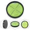 Yuanpgky Horizontal Spirit Level, High-Precision Metal Bubble, Round Bulls-Eye Level for Shop Machines and Stereo Turntables (B) view 3