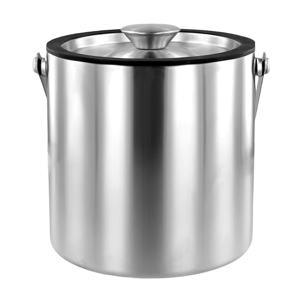 Mlllokfki Lightweight Stainless Steel Ice Bucket