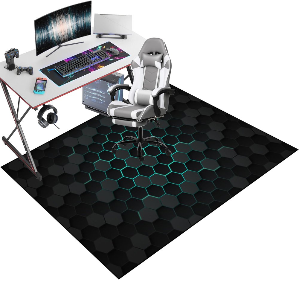 200 x 210 cm Chair Mat for Hard Floors, Scratch-Resistant