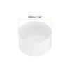 Rebower 2-Pack PVC End Caps, 65 mm ID, White view 2