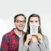 Mr. & Mrs. Panda 9th Birthday Greeting Postcard, Glossy view 4