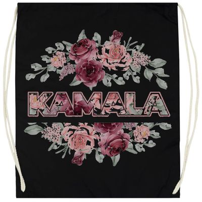 Udaytee Kamala 2024 Black Cotton Gym Bag