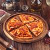 yeeplant Serving Tray for Appetizers, Round Acacia Wood Charcuterie Board, Decorative Plate, 29 cm Diameter view 2